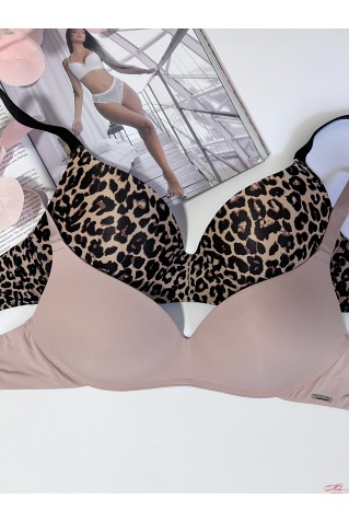 Гладкий бюстгальтер з пуш-ап без кісточок Balaloum 9442